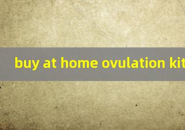 buy at home ovulation kit